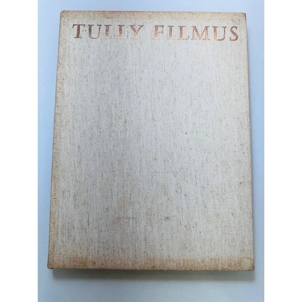 Signed Tully Filmus Art Book 1963 1st Ed Inscribed Hardcover Alfred Werner Intro